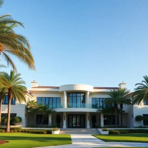 Luxurious mansion in Beverly Hills with expansive views