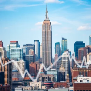 Dynamic city skyline symbolizing economic growth and real estate trends