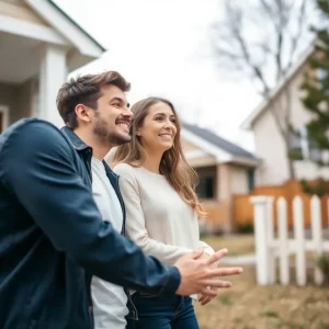 Couple viewing a house during a home showing in Milwaukee