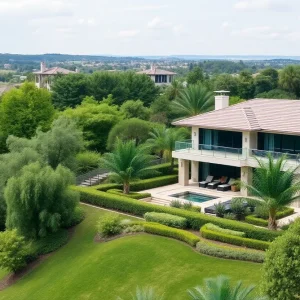 Modern single-family home highlighting high-end features