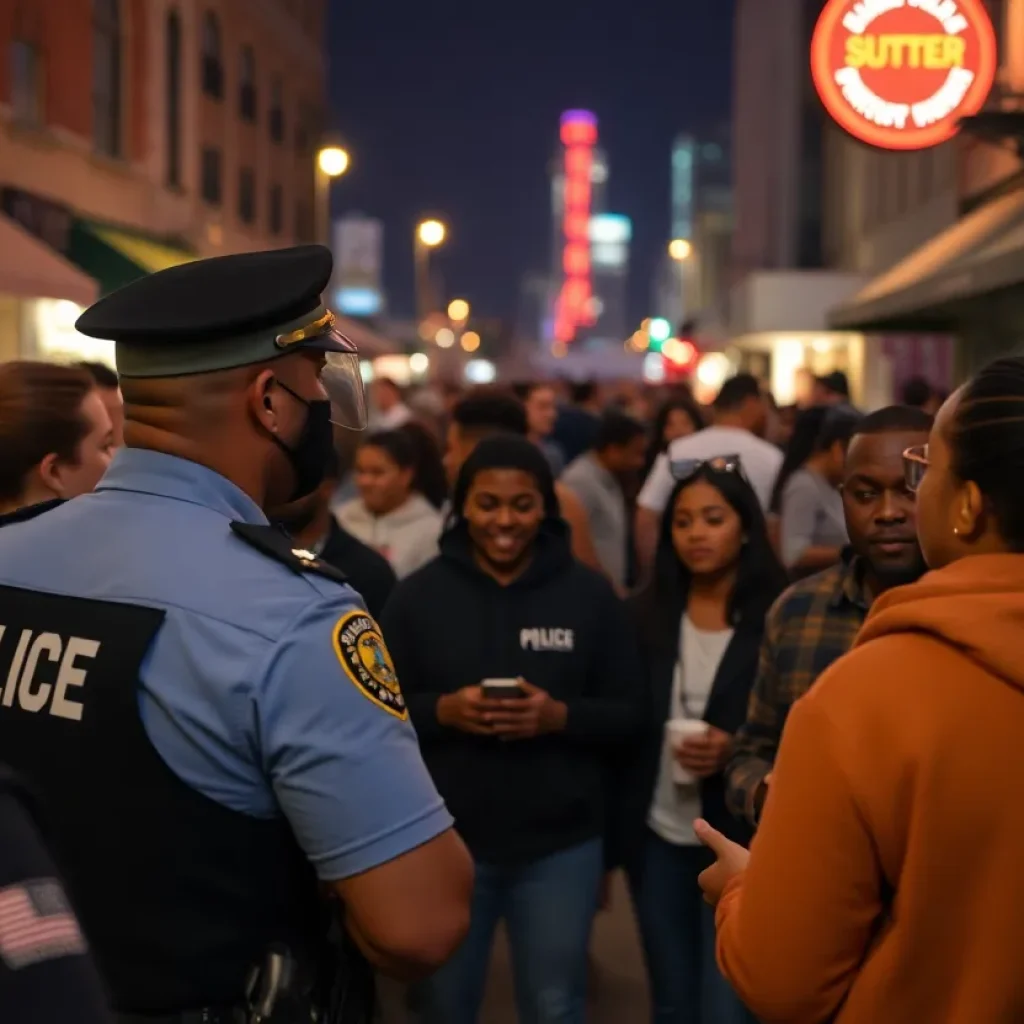 Police at an incident site in downtown Milwaukee