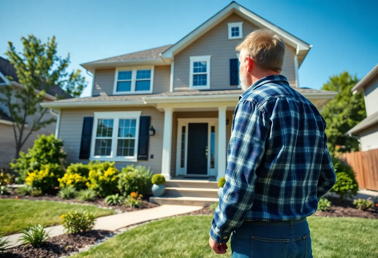 New homeowner inspecting property maintenance in Milwaukee