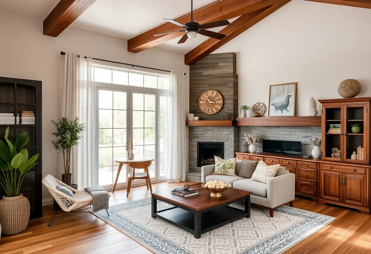 Collage of different home renovation styles