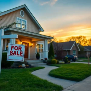 A family home in Milwaukee with a 'For Sale' sign