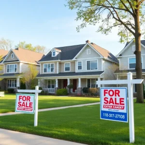 Houses in Milwaukee with For Sale signs