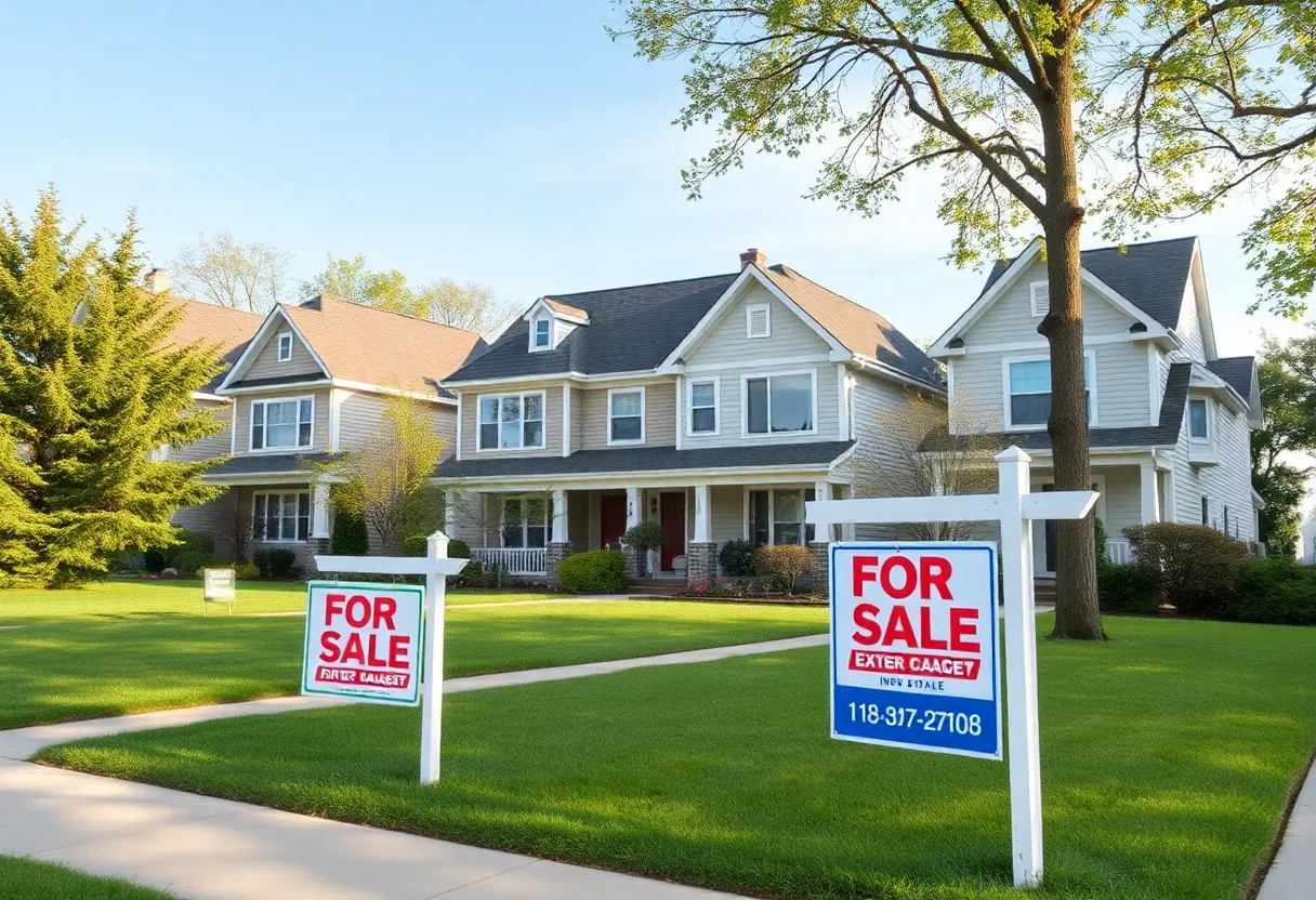 Houses in Milwaukee with For Sale signs