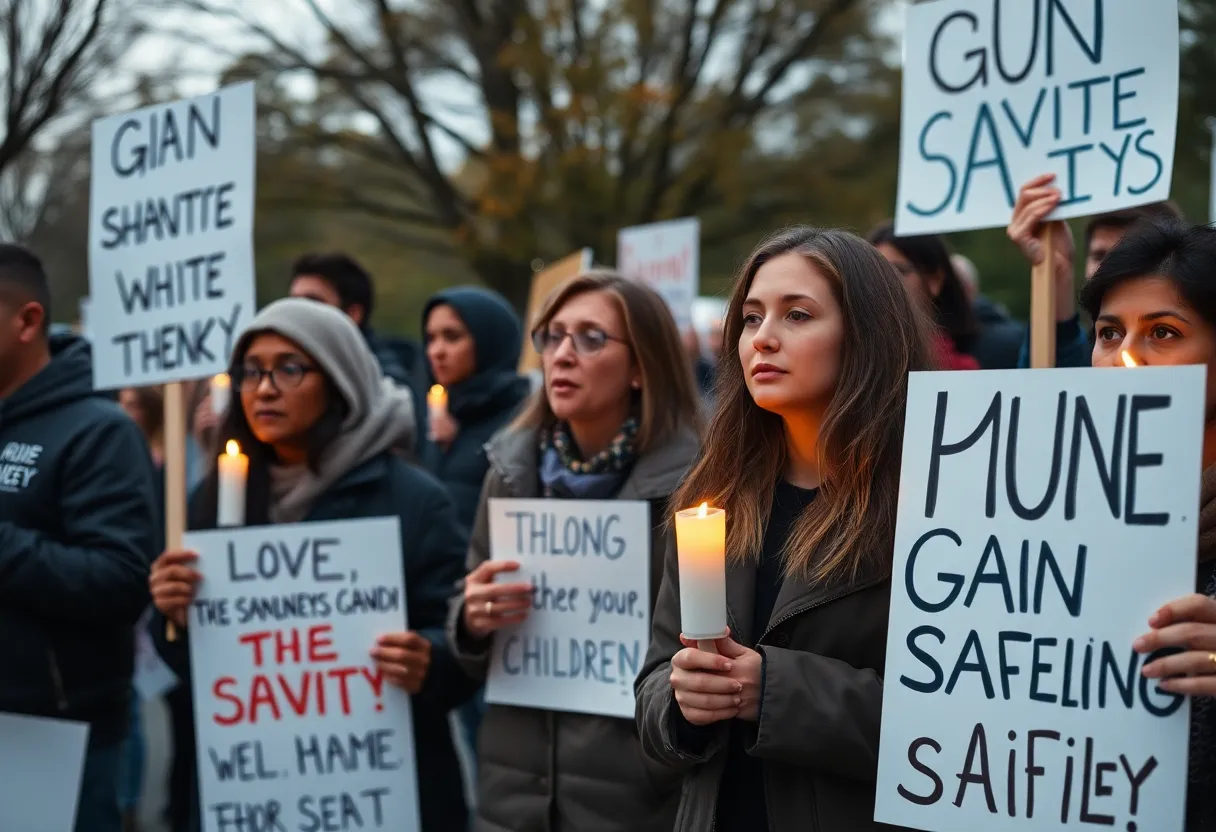 Vigil for gun violence victims in Milwaukee