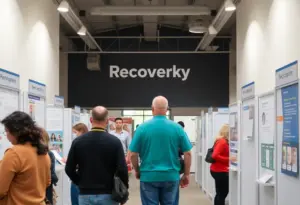 Disaster recovery center assisting residents affected by flooding
