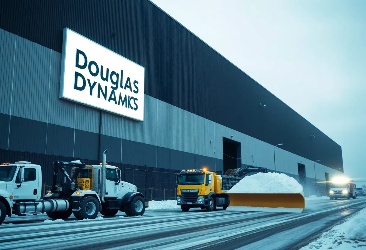 New industrial building for Douglas Dynamics in Milwaukee