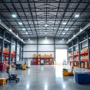 Aerial view of Fairchild Equipment's new facility in Milwaukee