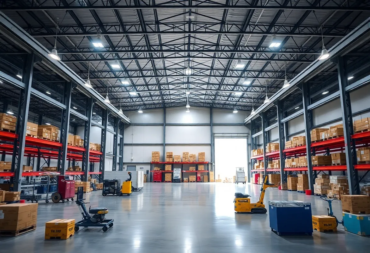 Aerial view of Fairchild Equipment's new facility in Milwaukee