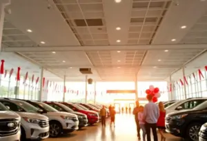 Grand opening event at Festus Auto Sales dealership in Milwaukee