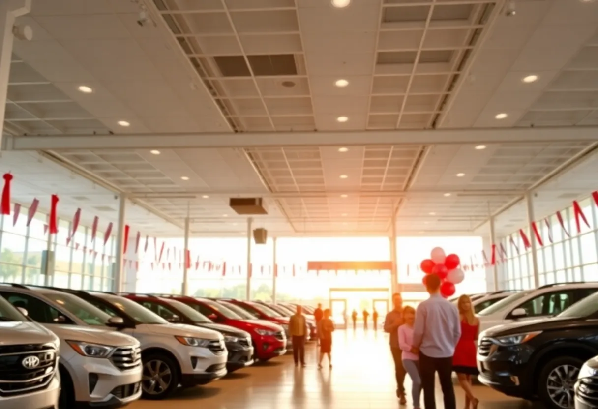 Grand opening event at Festus Auto Sales dealership in Milwaukee