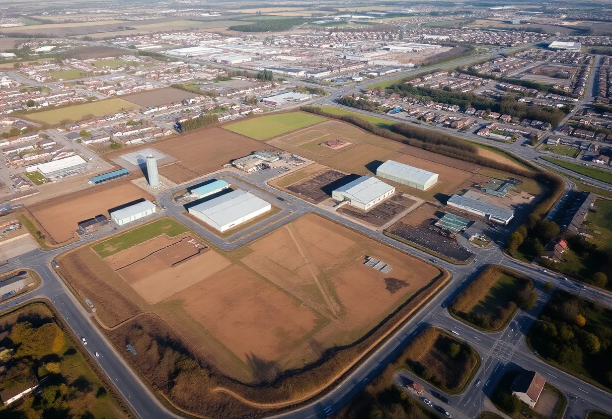 Vacant land of the former Motor Castings factory site in West Allis.