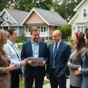 A team of experts collaborating on home buying strategies in Milwaukee.