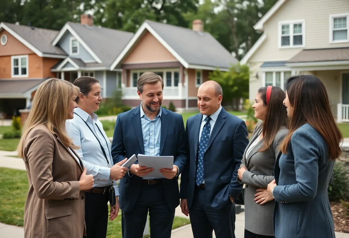 A team of experts collaborating on home buying strategies in Milwaukee.
