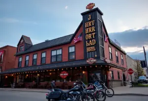 Exterior view of the Iron Horse Hotel in Milwaukee
