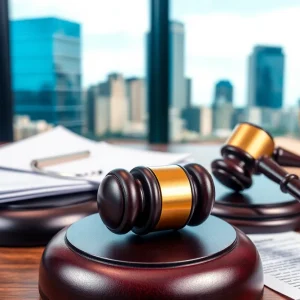 Courtroom scene representing a ruling on investment fraud in Milwaukee.