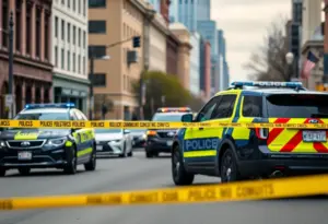 Scene of a shooting incident in Milwaukee