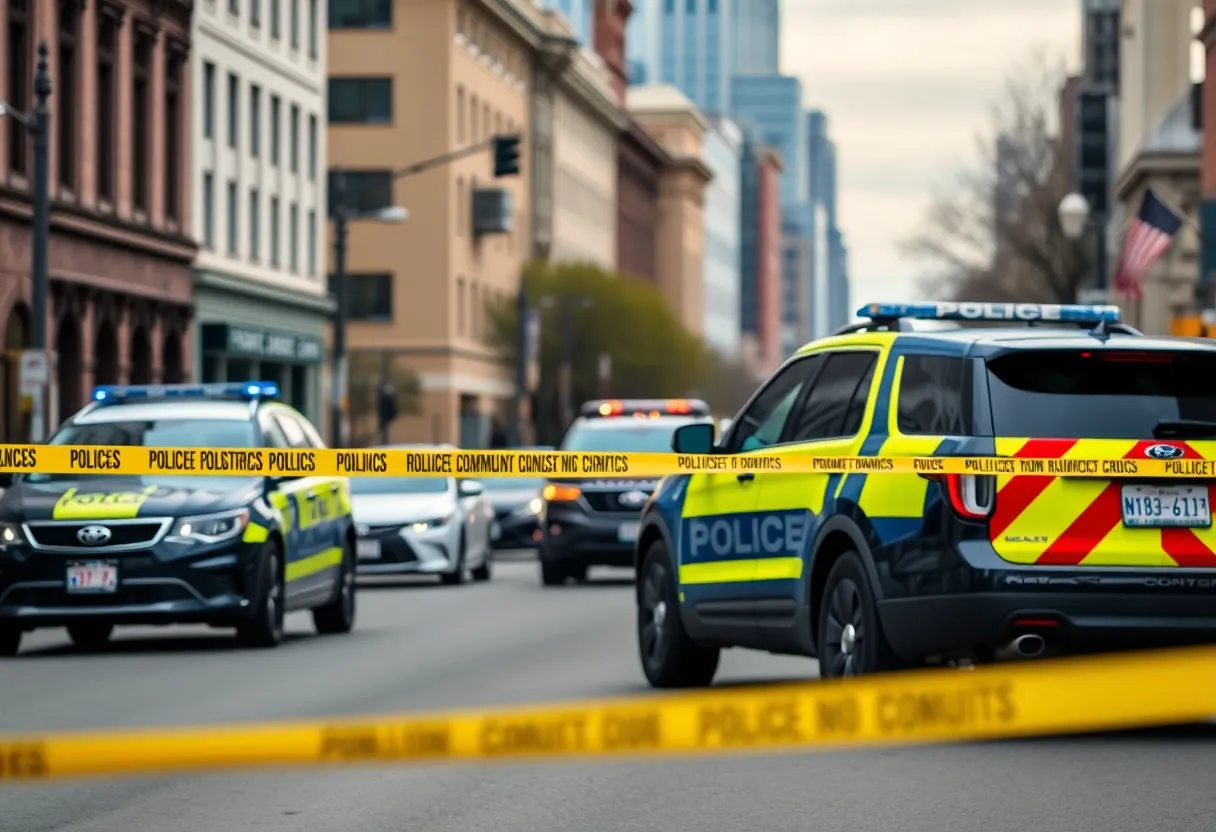 Scene of a shooting incident in Milwaukee
