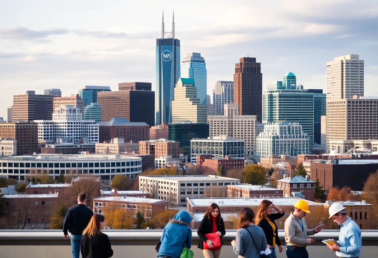 Milwaukee skyline showcasing various top employers