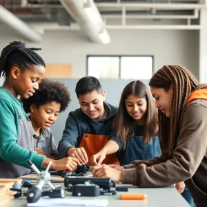 Youth participating in a workforce initiative in Milwaukee.