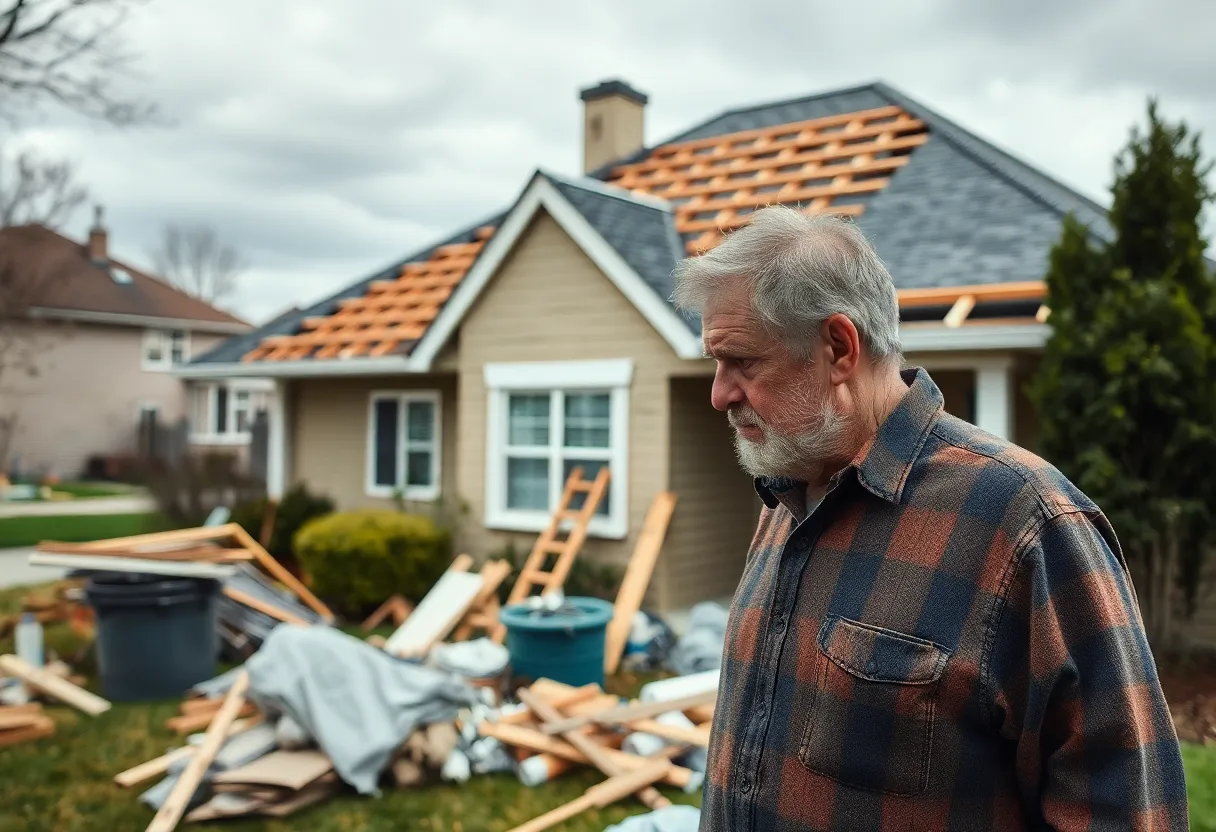 Homeowner frustrated with incomplete roofing project