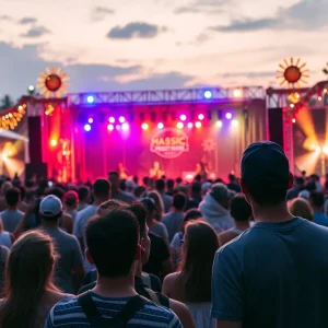 Crowd enjoying live music at Summerfest