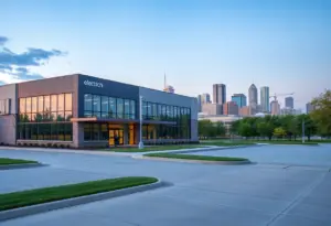 Tech Electric headquarters representing new leadership transition