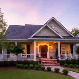 A beautiful home in Columbia SC showing signs of proper maintenance