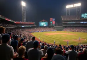 Milwaukee Brewers playing against Los Angeles Dodgers in a tense playoff game.