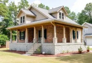 Well-maintained house highlighting structural integrity features