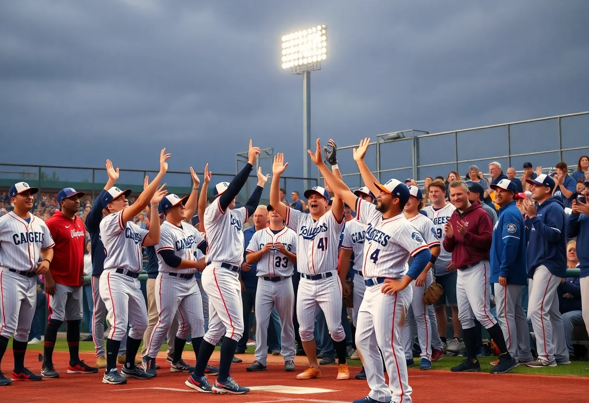 Milwaukee Brewers team celebrating their successful season