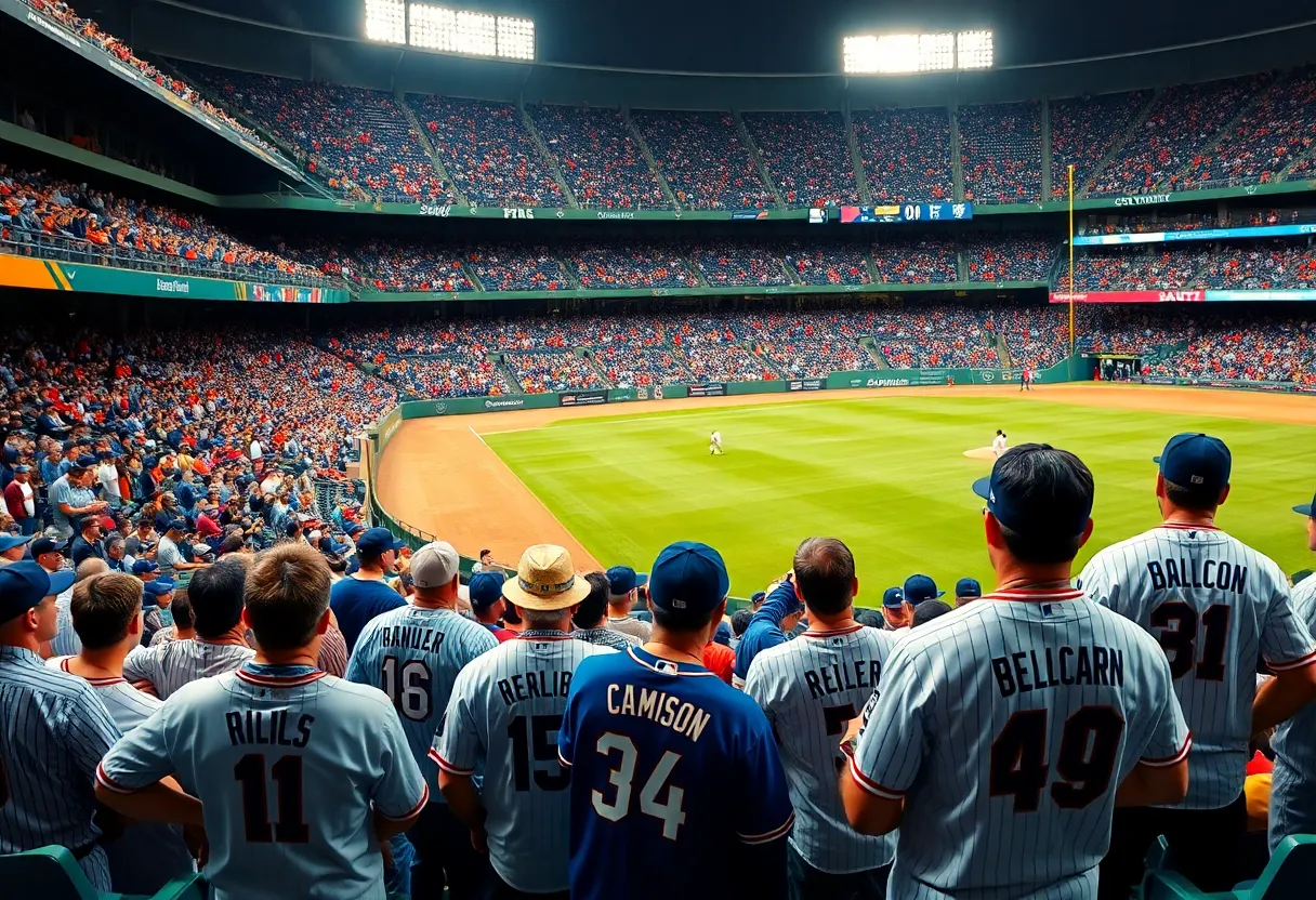 Fans enjoying a baseball game at American Family Field.