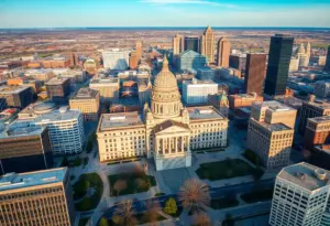Milwaukee cityscape highlighting government and transportation services