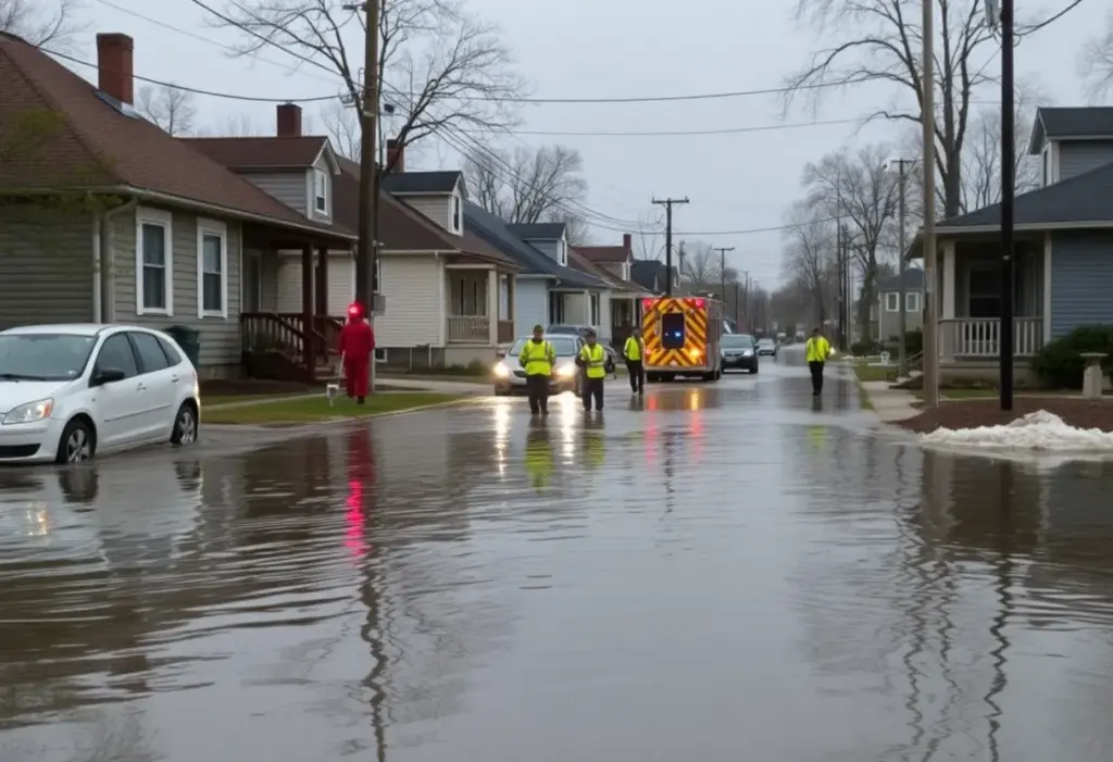 Milwaukee residents affected by flooding and seeking assistance.