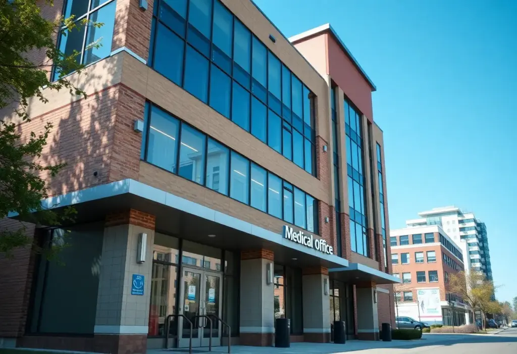 Exterior view of the Water Tower Medical Commons in Milwaukee