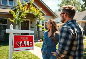 Couple exploring homes for sale in Milwaukee