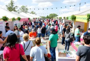 Community members participating in health events in Milwaukee.