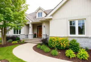 A Milwaukee home showcasing enhanced curb appeal and modern renovations