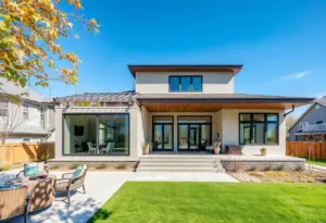 Blueprint of a custom home design in Milwaukee